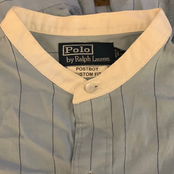 Post boy custom fit Polo by Ralph Lauren vintage inspired shirt - Picture 1 of 2